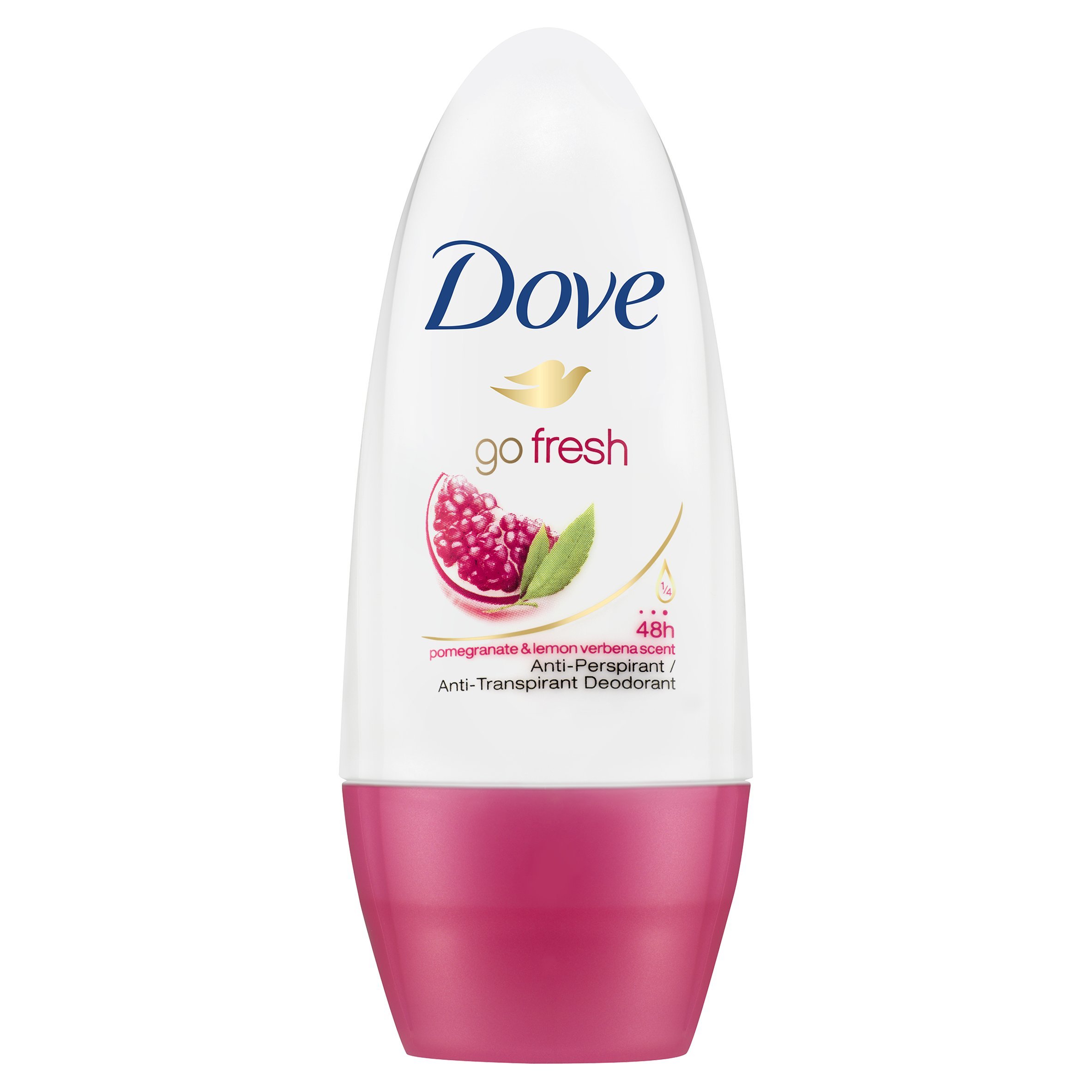 Dove Go Fresh Pomegranate and Lemon Verbena Anti Perspirant Deodorant Roll-On, 50ml