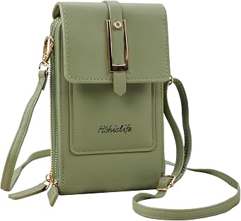 Small Crossbody Cell Phone Bag for Women, Mini Shoulder Purse with Credit Card Slots