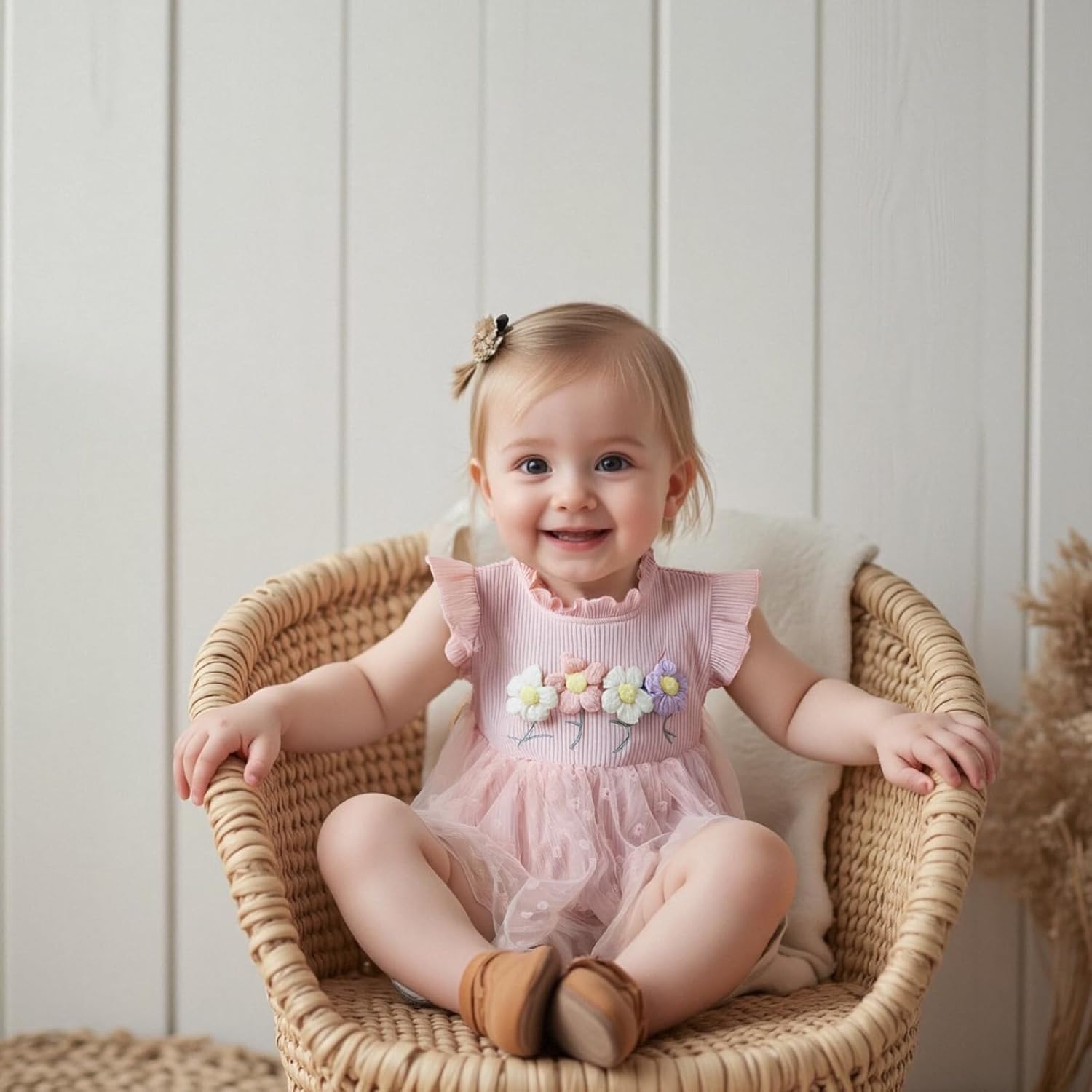 6M-4T Baby Girl Dress 3D Flower Lace Tulle Dresses Princess Dress Toddler Dresses Little Girls Summer Clothes - Image 2