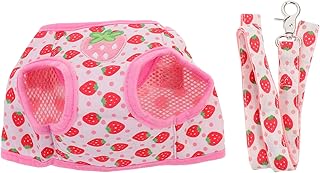 iplusmile Roupas para animais de estimação para cães - Coleira de caminhada para cães respirável colete cão e animais de estimação pequenos suprimentos para caminhada