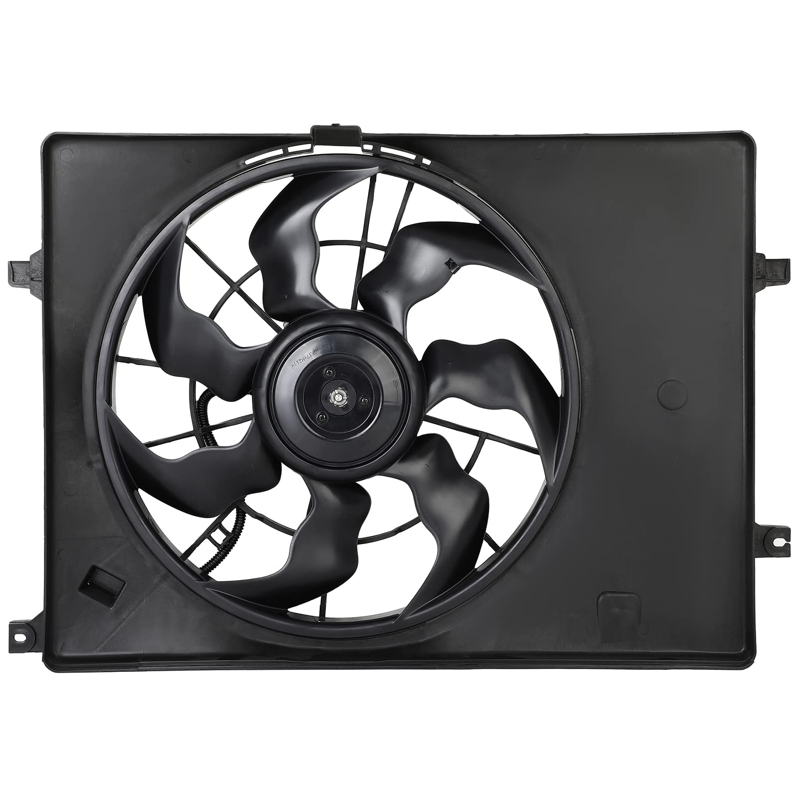 Cooling Fan Assembly For 2016-2020 Kia Sorento - Single Fan Radiator Replacement (Part #KI3115145), 1-Year Warranty