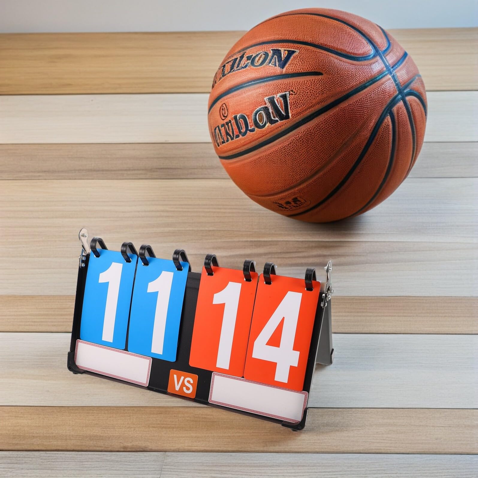 GARVALON Tragbare Tischanzeigetafel Flip Scoreboard für Basketball Snooker Volleyball Baseball Tischtennis Langlebig Einfach zu Bedienen Vielseitig für Indoor und Outdoor Wettkämpfe