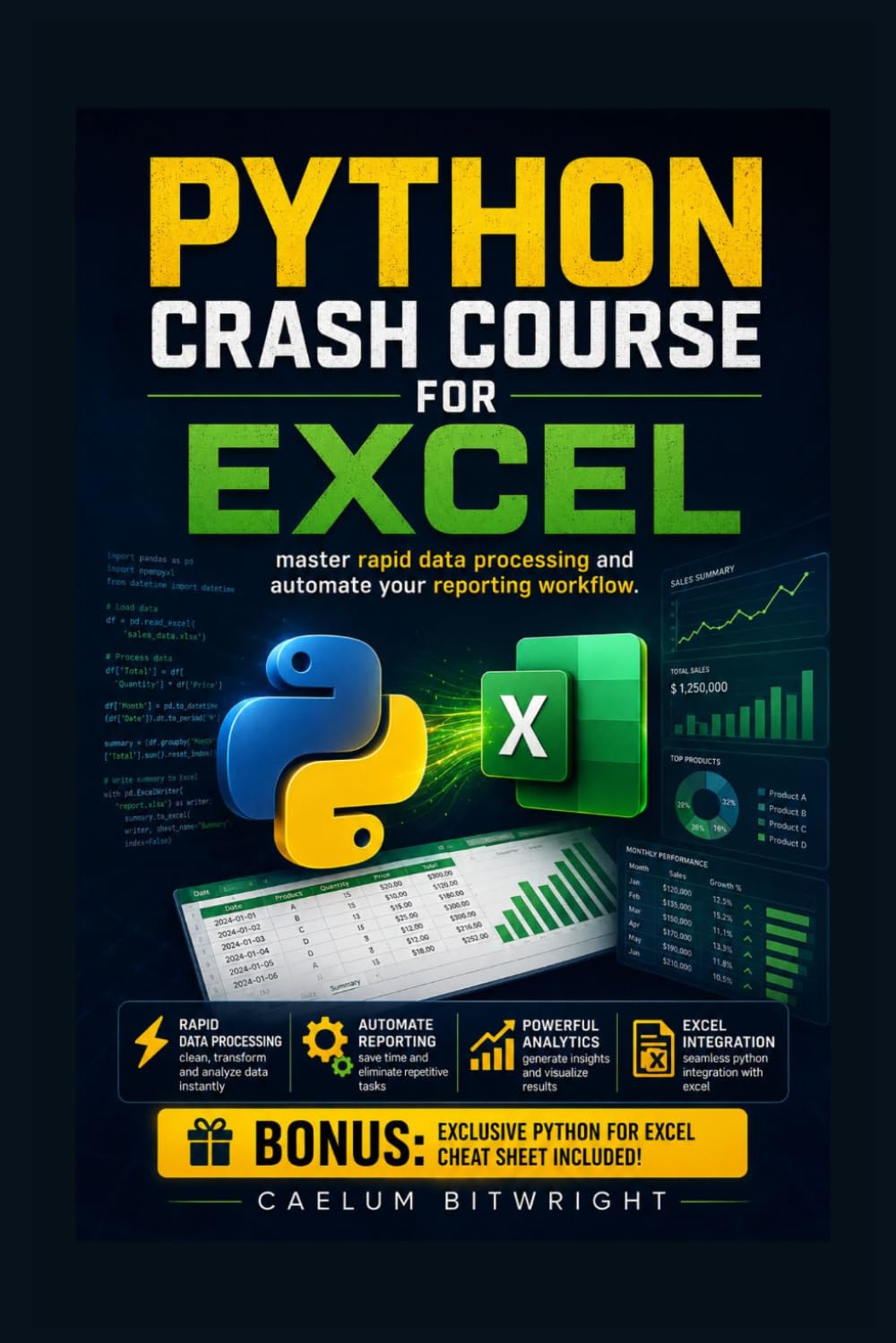 Python Crash Course for Excel: Master Rapid Data Processing and Automate Your Reporting Workflow (The Caelum Protocol)