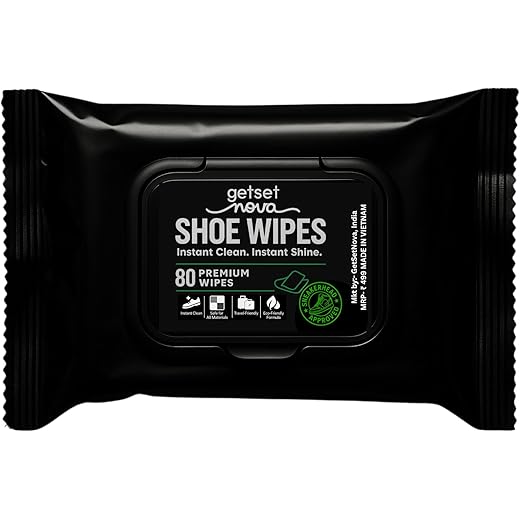 Nova Instant Shoe Cleaning Kit 80 Wipes