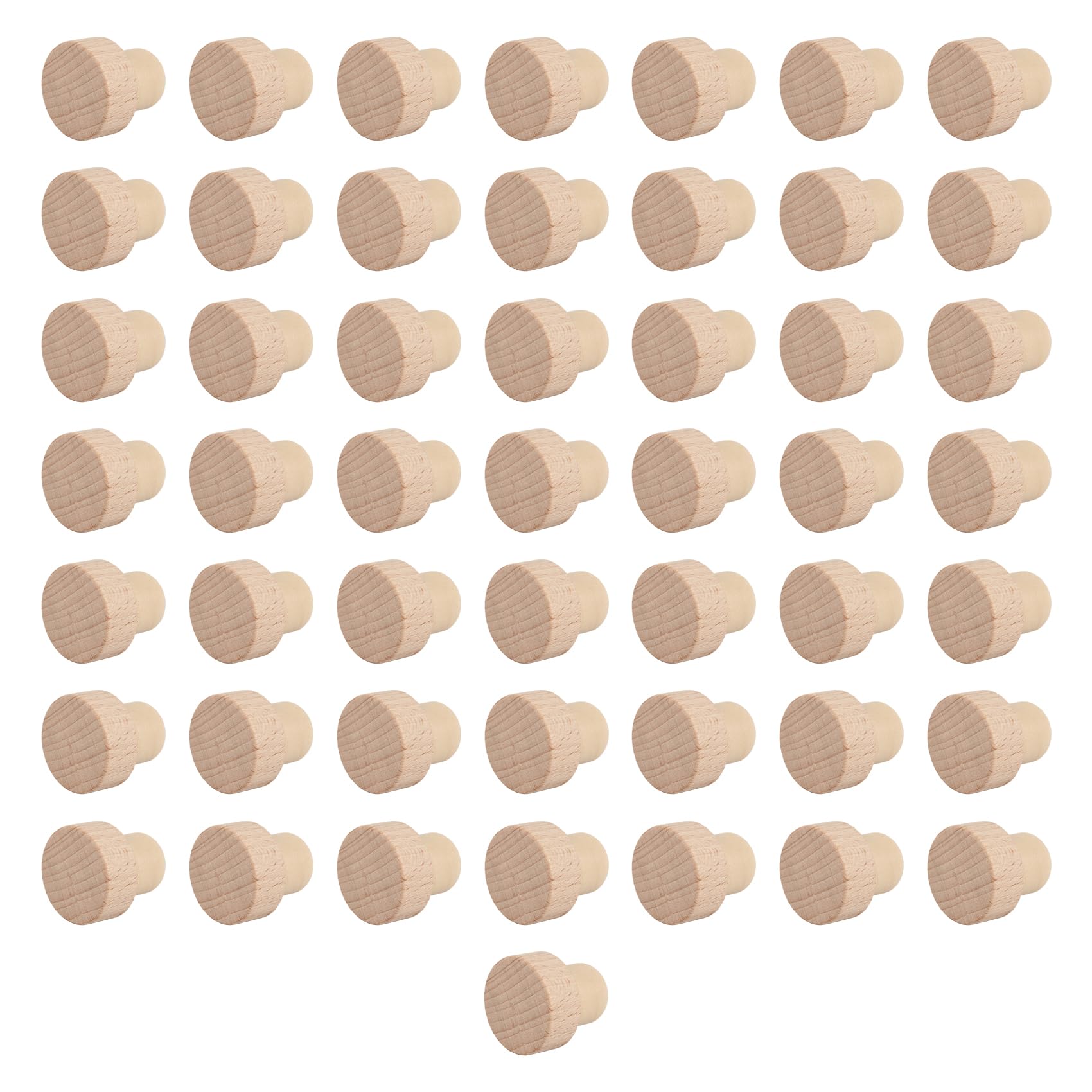 CTRLZS 50Pc Wine Bottle Cork T Shaped Cork Plugs Reliable Easy to Use for Wine Cork Wine Stopper Reusable Wine Corks Wooden and Rubber Wine Stopper
