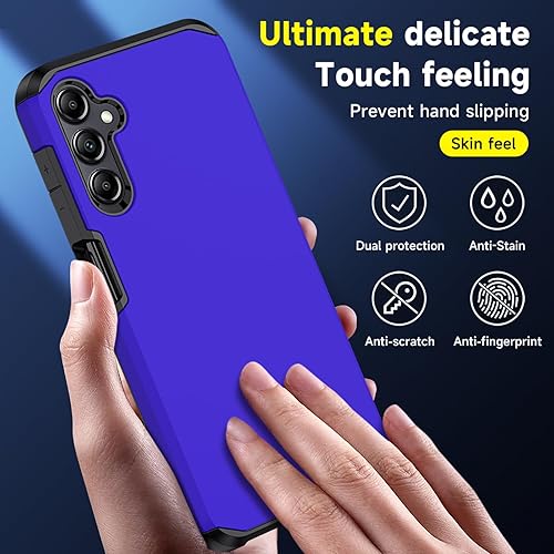 Miniatura 4 de Funda 3 en 1 para Galaxy A14 5G con protector de pantalla de vidrio templado + protector de lente de cámara, funda Samsung Galaxy A14 5G, funda