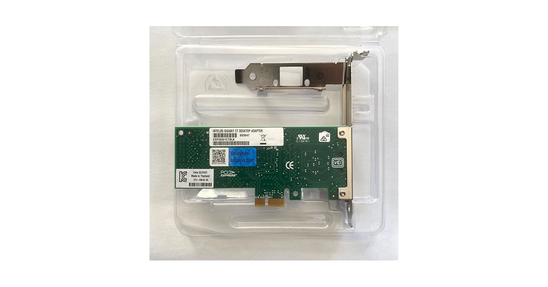 Amazon.com: Intel EXPI9301CTBLK 10/ 100/ 1000Mbps PCI