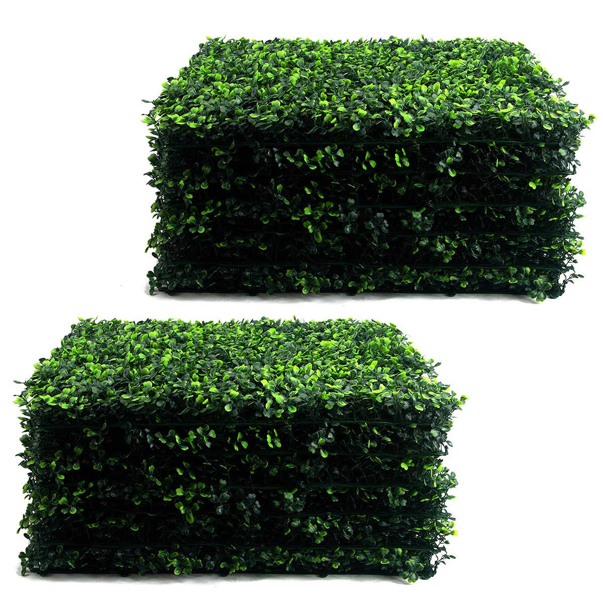 Buy 12 PCS 20"x20" Faux Grass Wall Panel Artificial Boxwood Panels