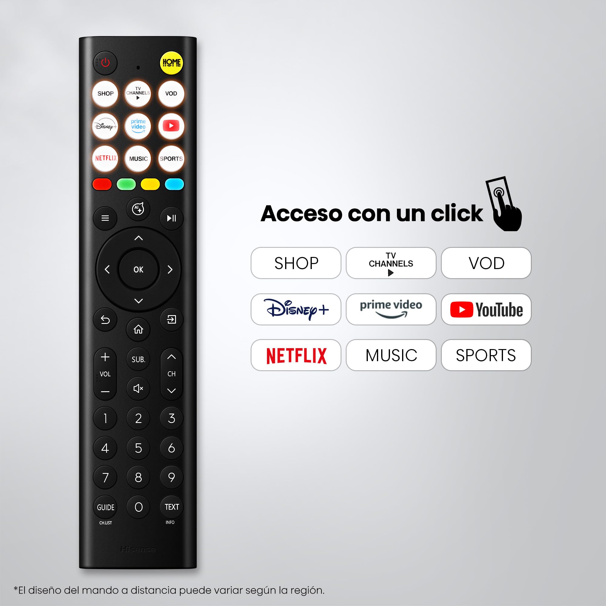 Hisense 32A5S - Hi-QLED FHD Smart TV 32 Pulgadas, Hi-QLED Color, Dolby Atmos, Posición de Monitor, Resolución FHD, Reducción de Ruido, Airplay, Smart Home Ready
