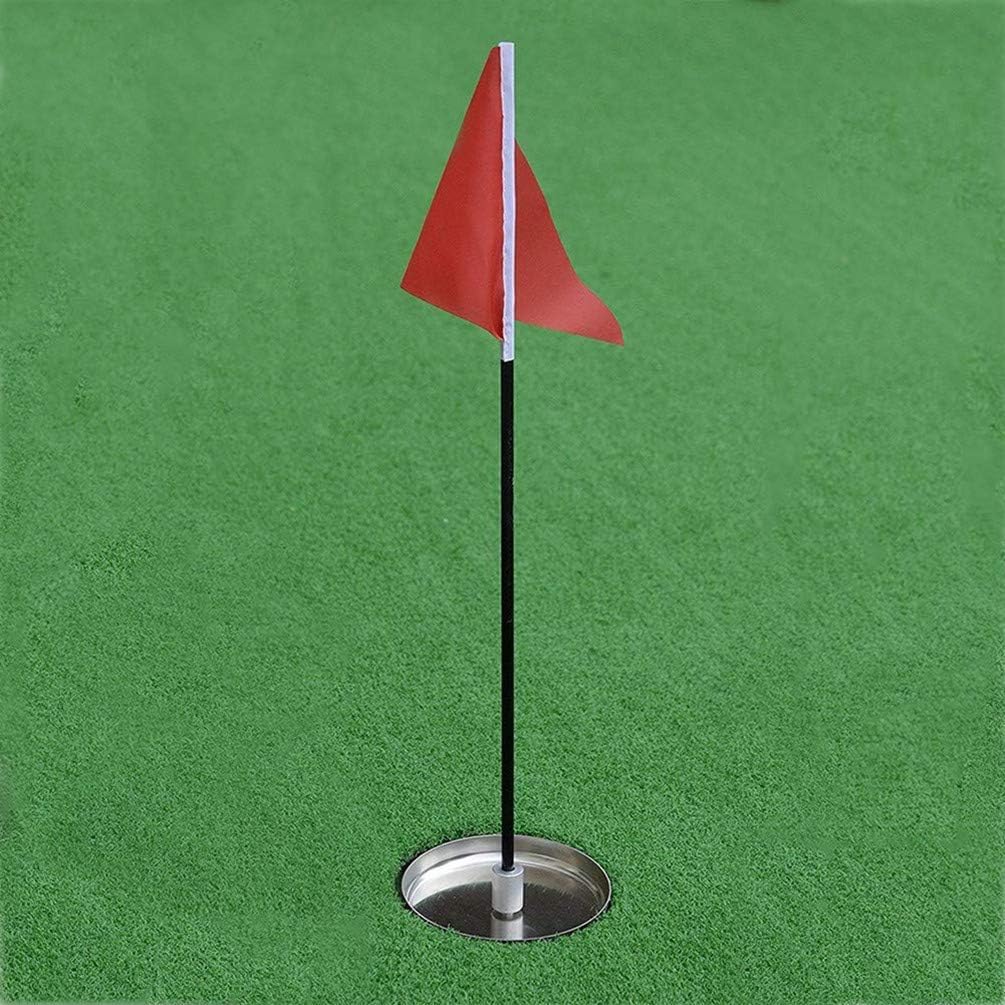 Mini Golf Flag and Cups Replacement for Golf Putting Green Mat Use