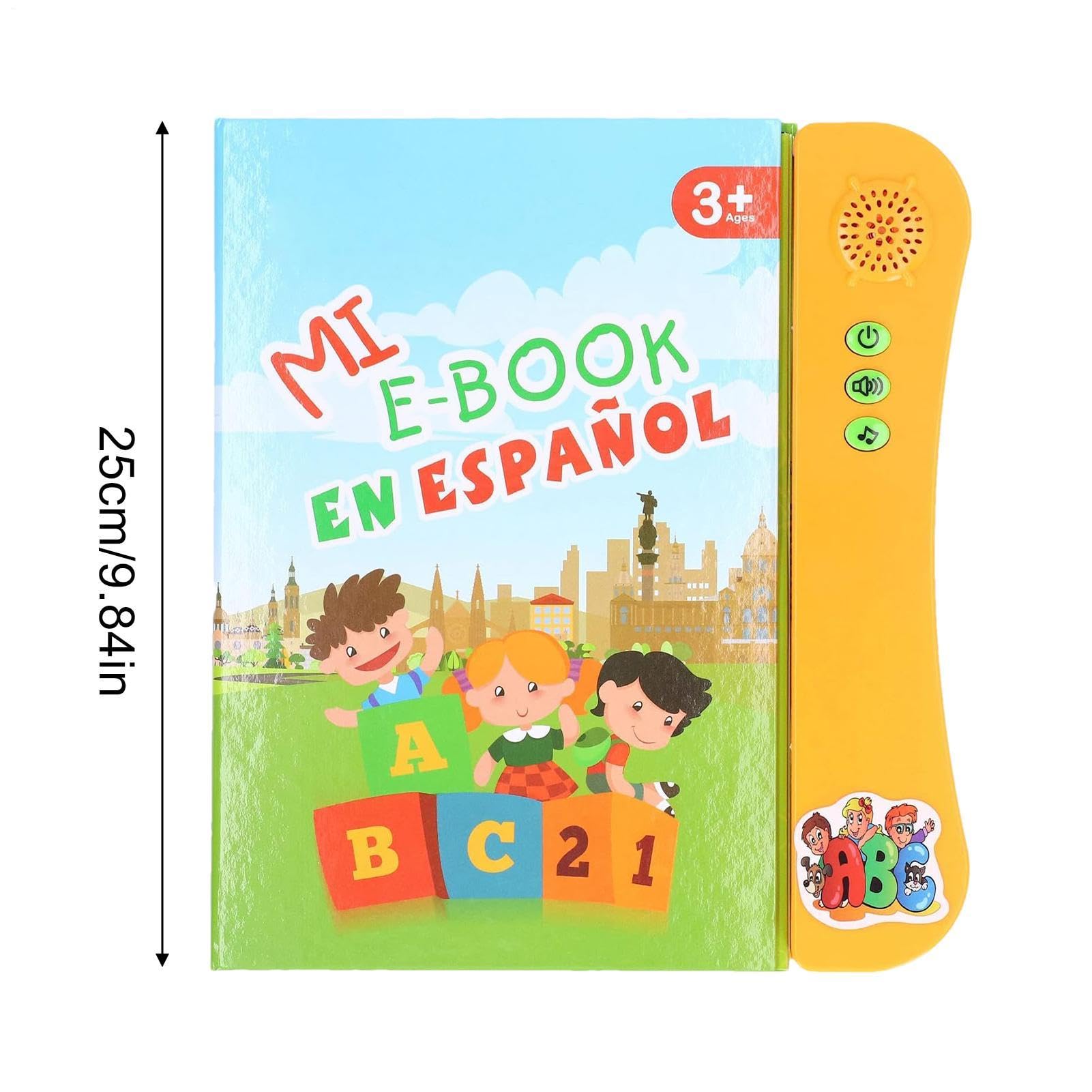 Libros Para Niños Con Botones De Sonido - Educativo Bilingüe Para Aprender Palabras,Libros Educativos Sonoros Para Niños,Para Niños Y Niñas 3 Años, Cumpleaños, De La Casa Escuela