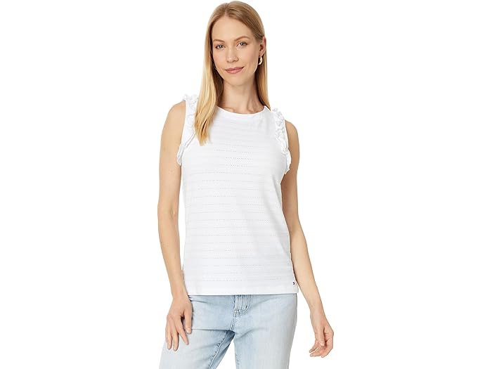 Sleeveless Ruffle Tank - Image 1