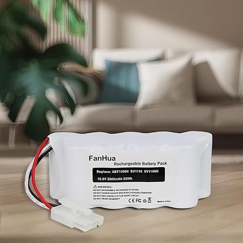 Miniatura 7 de Batería de repuesto de 10.8 V compatible con Shark XBT1106N SV1110 SV1106N SV1110N SV116N Freestyle Navigator aspiradora inalámbrica