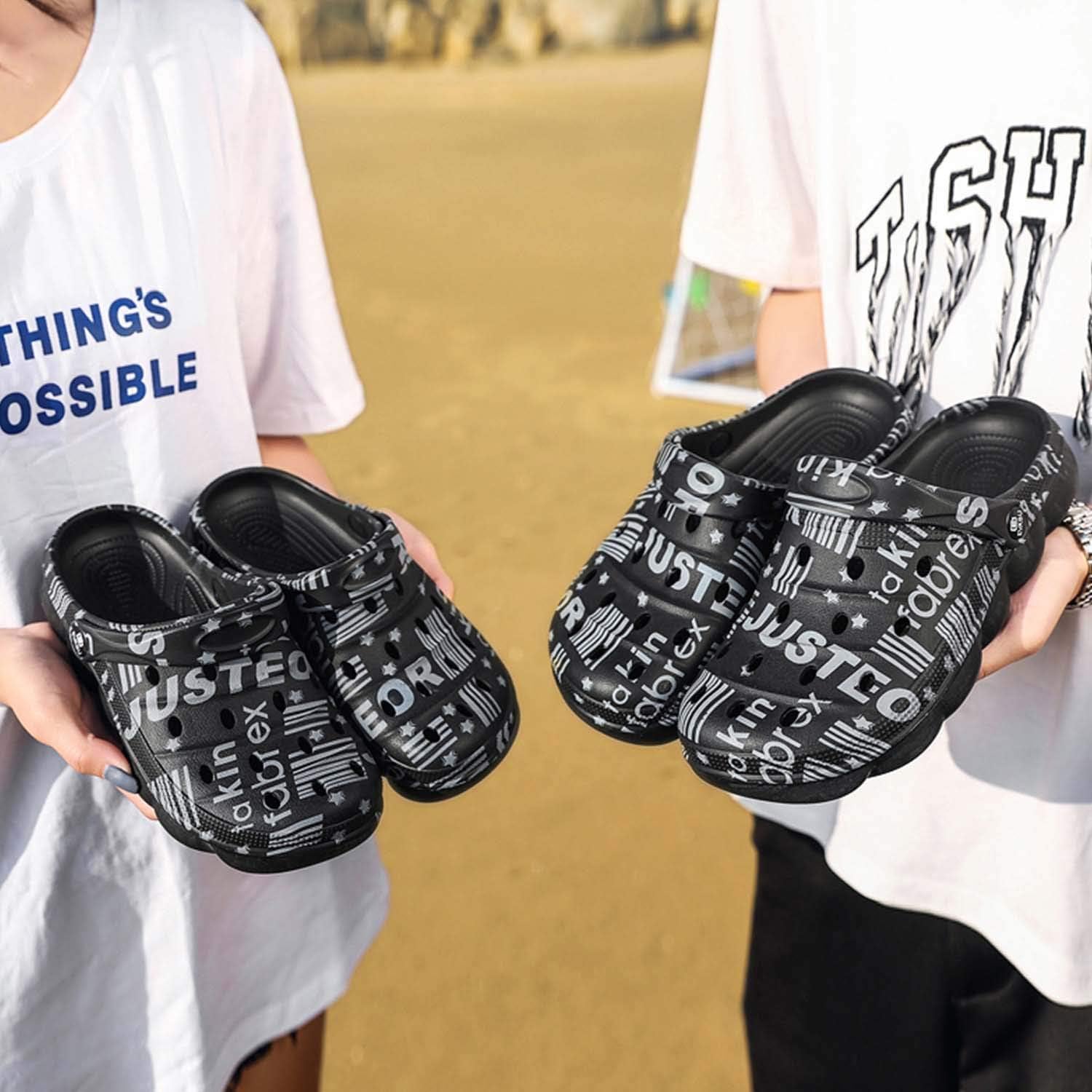 CERYTHRINA メンズ レディース ガーデンクロッグ サマーサンダル 軽量 ノンスリップ ウォーキング スポーツシューズ ユニ 大人 クロッグ プール ビーチ 庭 キッチン シャワー