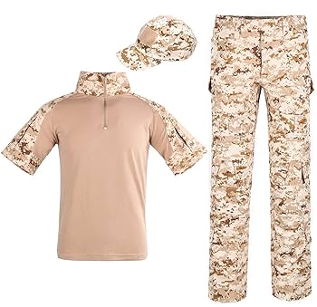 Amazon | FiSound サバゲー迷彩服Tシャツ＋コンバットパンツ＋