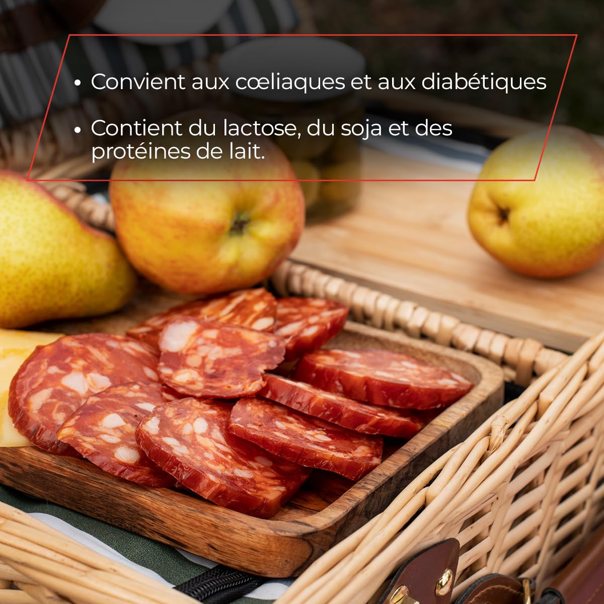 Chorizo ​​​​Cular Bellota Ibérique Moyen - Préparation Traditionnelle, Affiné pendant 4-6 mois - Saveur Intense - Convient aux Coeliaques - Entre 600 et 750 g 1,4 – 1,7 KG - EIbérico