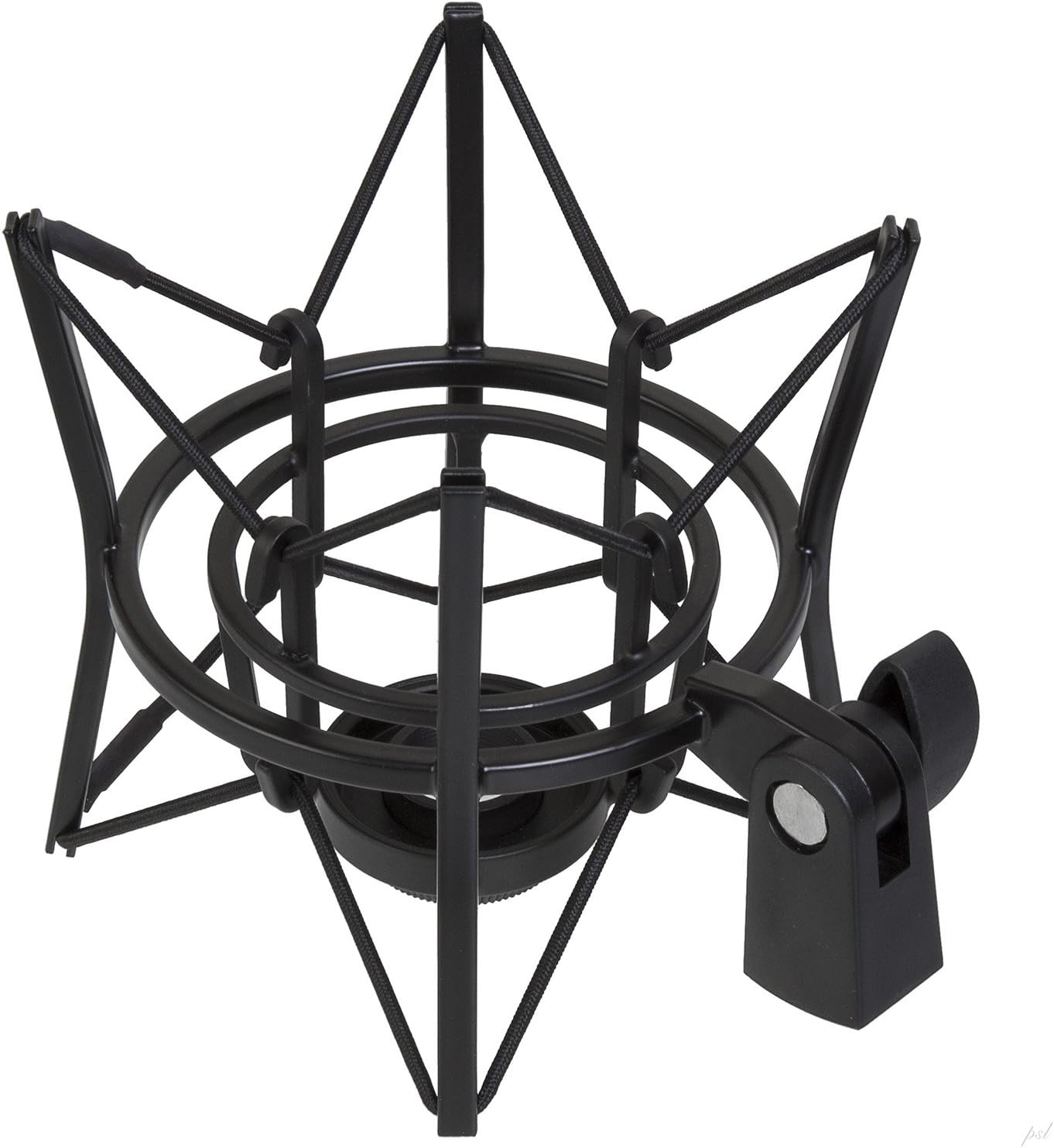 LyxPro MKS1-B Condenser Spider Microphone Shockmount, Anti Vibration and Isolation - Black : Musical Instruments