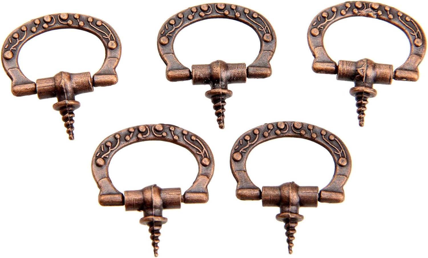 MINGYUE 5Pcs 27x24mm Antique Knobs Jewelry Box Drawer Cupboard