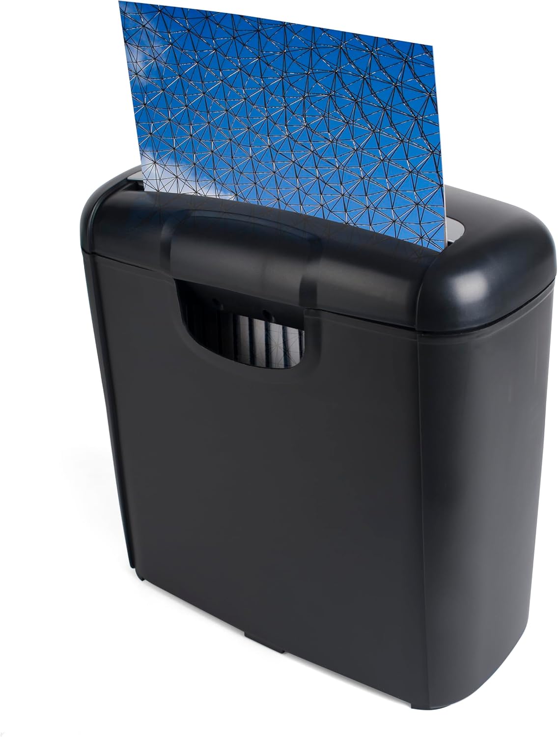 Pavo - Niszczarka do dokumentów premium do 6 arkuszy cięcie w paski niszczarka kart kredytowych z koszem na papier 10 l czarny 8029310