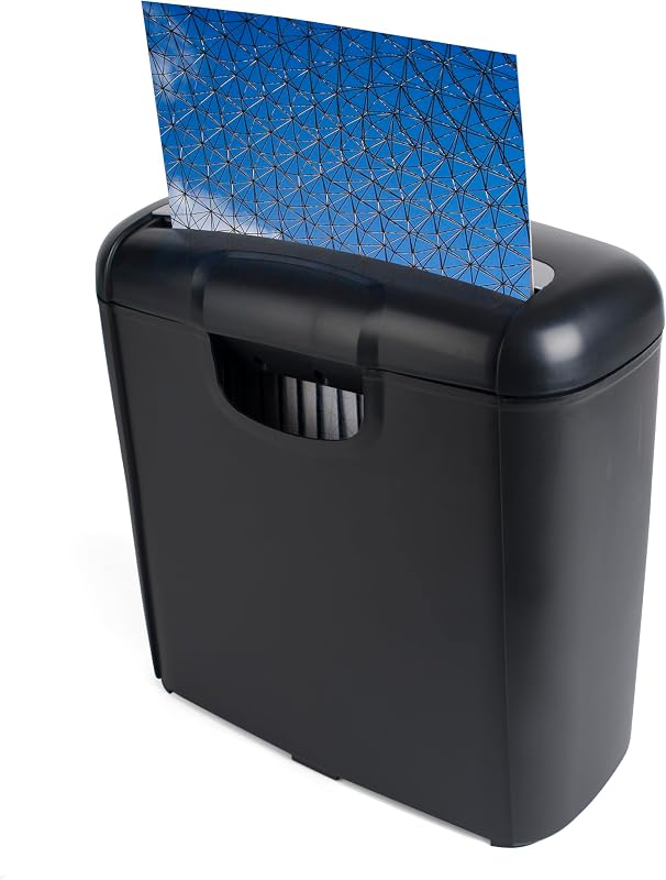 Pavo Premium papírmegsemmisítő 6 lap, hitelkártya, 10L fekete