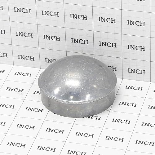 Miniatura 7 de Valla de eslabones de cadena de 3 pulgadas (2 7/8 pulgadas de diámetro) redonda cúpula externa | Tapas de aluminio fundido a presión | Tapas de