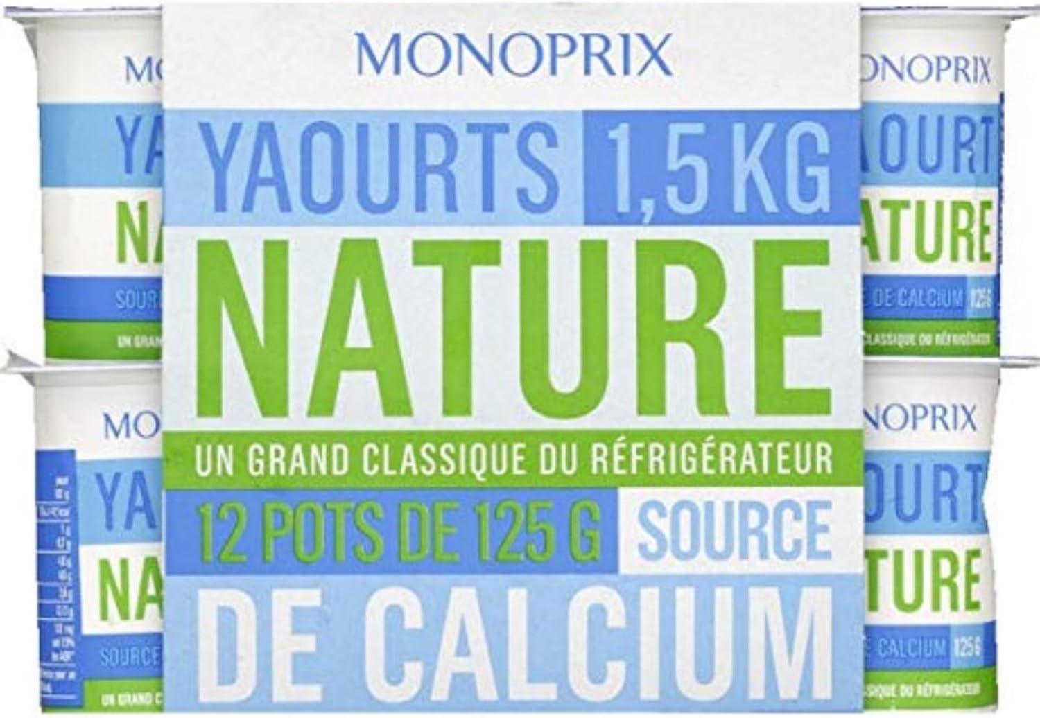 Monoprix Yaourts nature source de calcium : avis et test des 12 pots de 125 g pour une alimentation riche en calcium. Monoprix Yaourts nature source de calcium : avis et test des 12 pots de 125 g pour une alimentation riche en calcium.