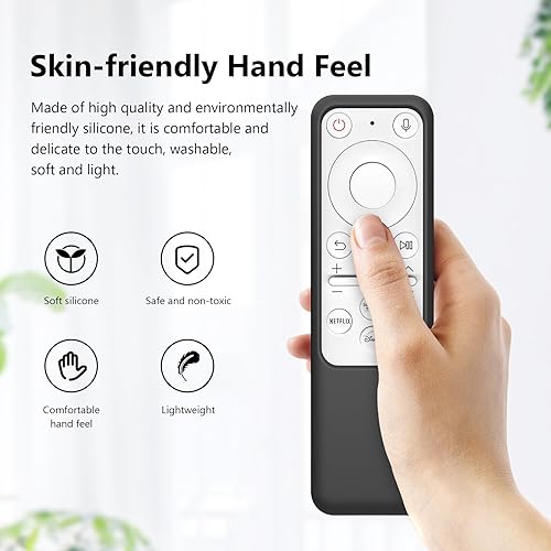 Miniatura 3 de Funda protectora de silicona para control remoto Samsung M70BM80B, antideslizante, a prueba de golpes, para Samsung Smart Remote BP59-00149B