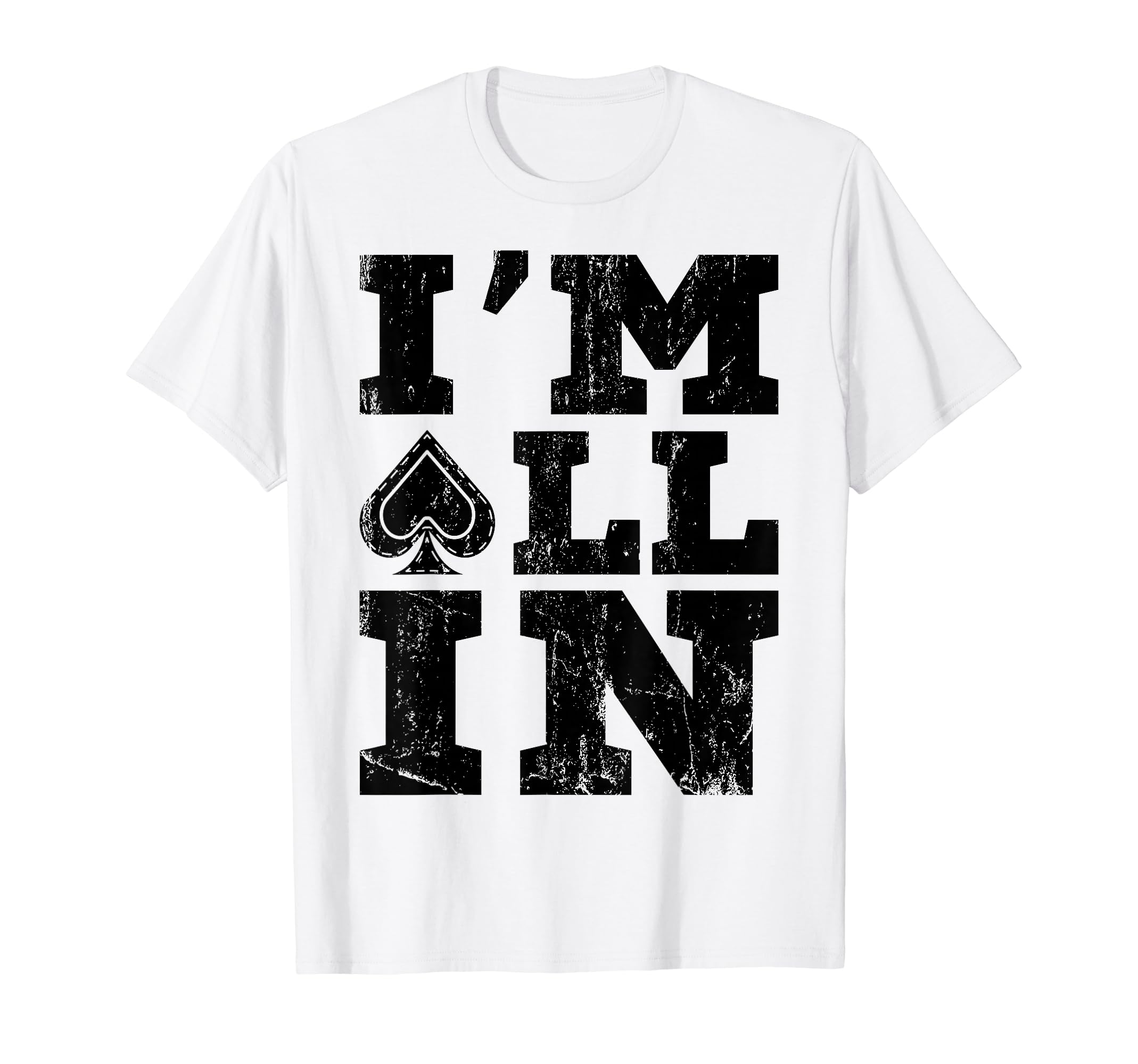 Amazon | IM ALL IN ポーカーシャツ ポーカープレーヤー Tシャツ | T 