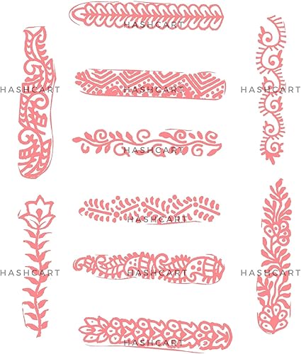 Miniatura 3 de Juego de 10 sellos de impresión de madera, bloques de impresión de textiles indios tallados a mano para manualidades en tela, arcilla y tatuaje de