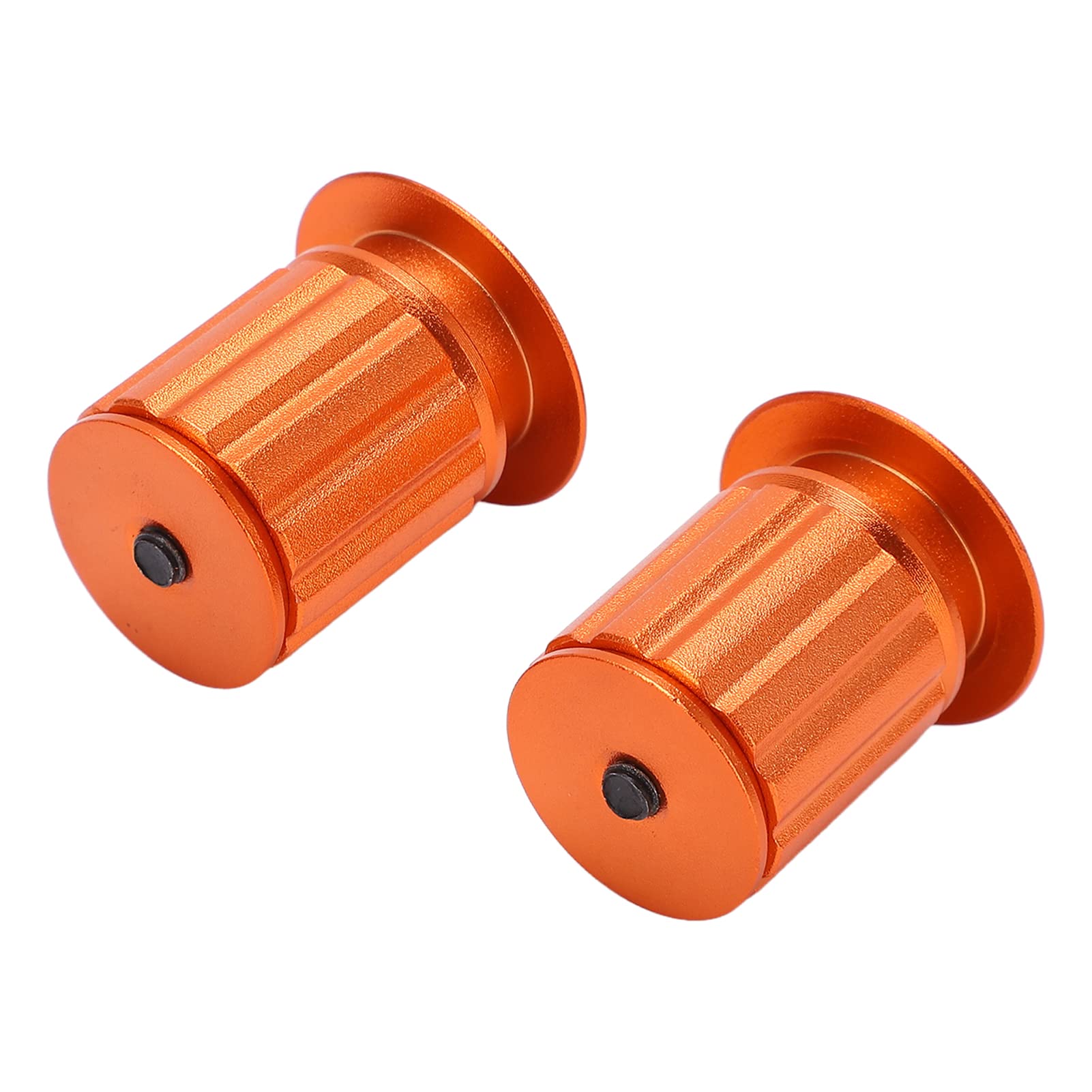 Embouts De Guidon Vélo Aluminium Orange - Poignées Barre Vélo 18-20mm Protection Sécurité