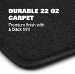 Floor Mats for Honda Accord 2013 2014 2015 2016 2017 Sedan 9 - Tailored 3D Fit - Front & Rear Set of 4 - Rubber Anti-Slip Back - All Weather Car Liner Floormats