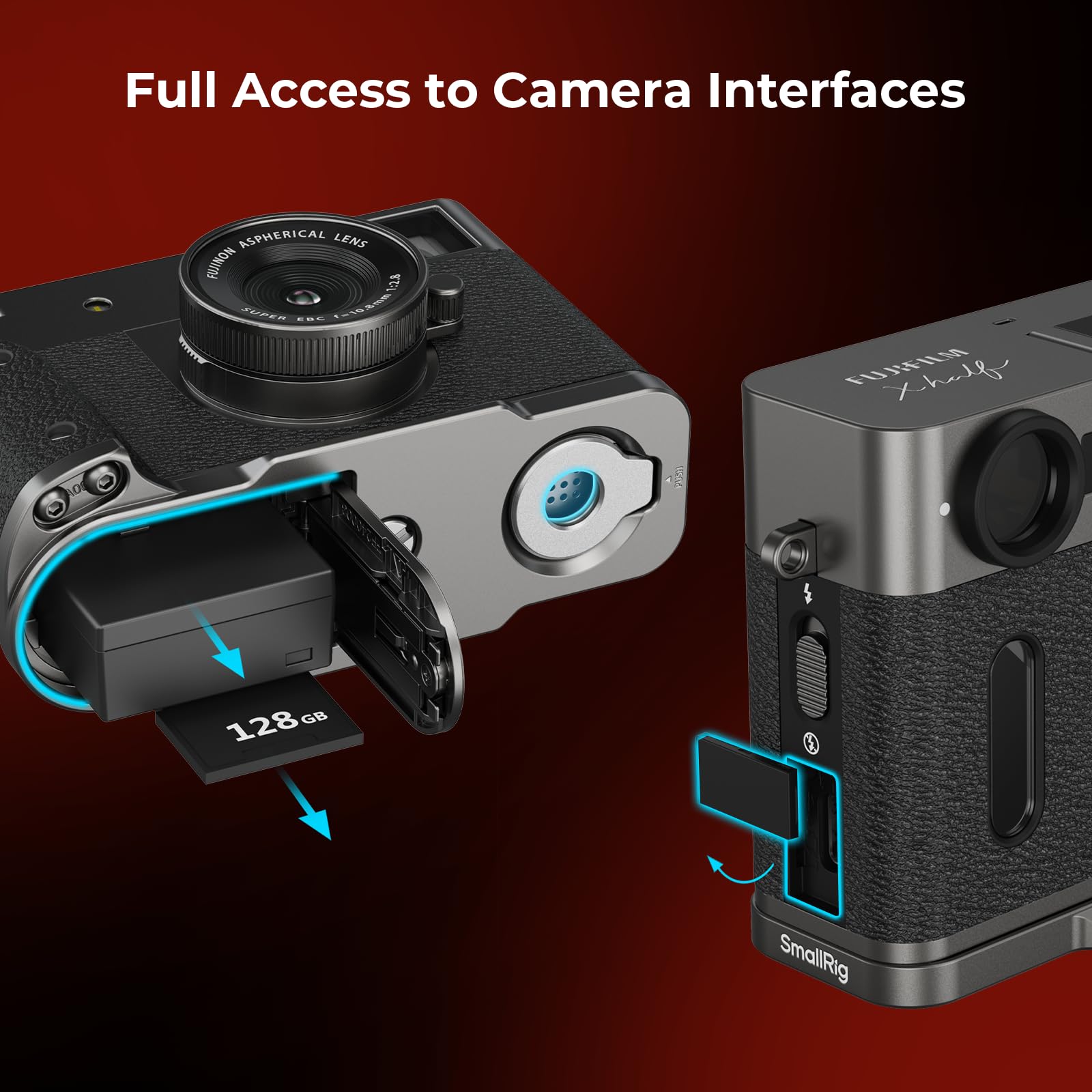 Amazon | SmallRig X Half用 L字グリップ FUJIFILM対応 Xハーフカメラ
