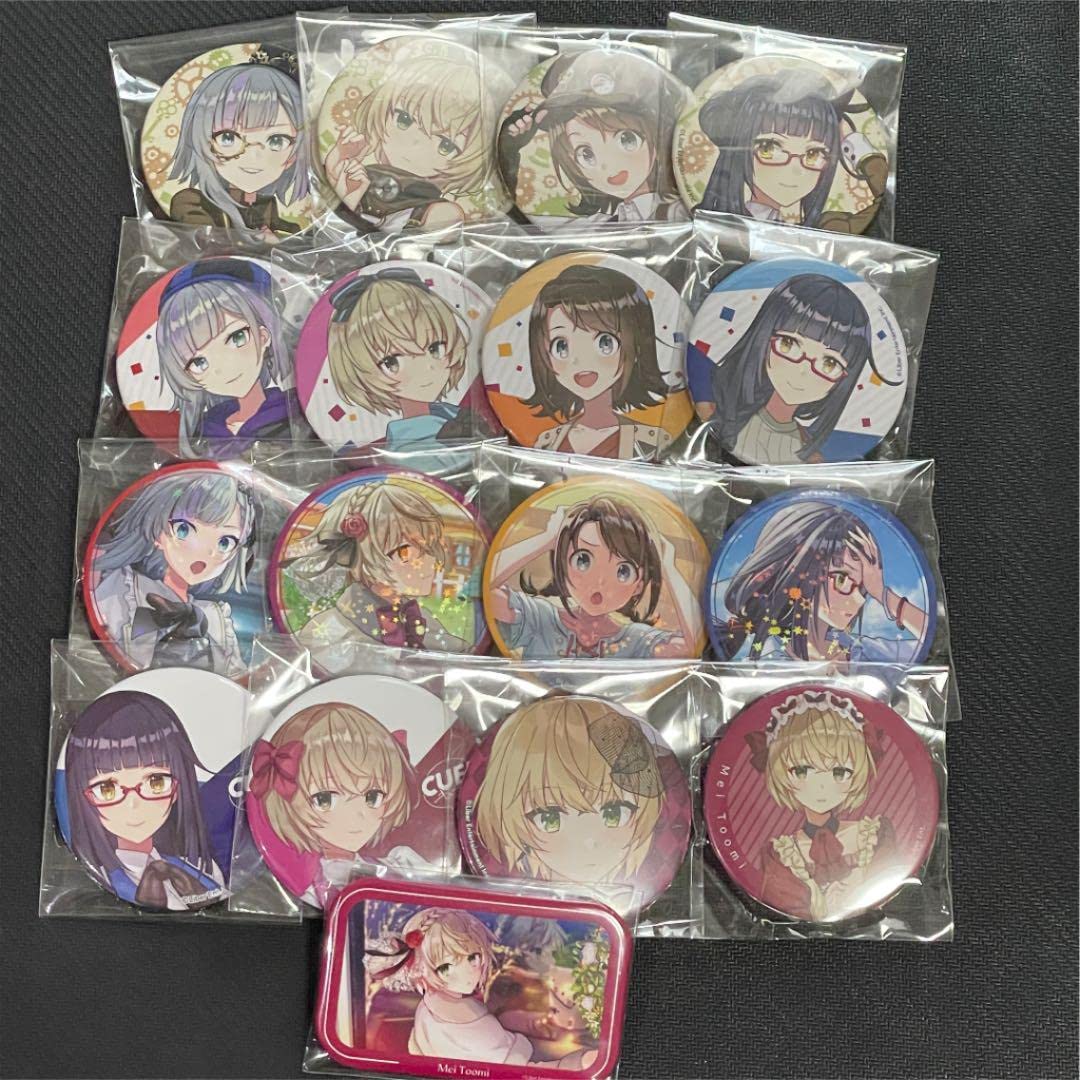 Amazon | CUE! 缶バッジ VGCS | アニメ・萌えグッズ 通販