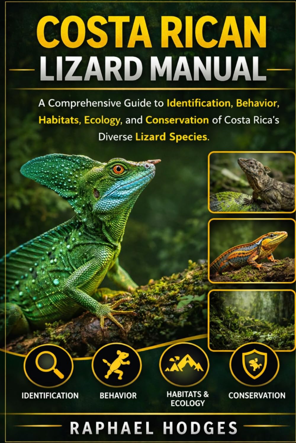COSTA RICAN LIZARD MANUAL: A Comprehensive Guide to Identification, Behavior, Habitats, Ecology, and Conservation of Costa Rica’s Diverse Lizard Species