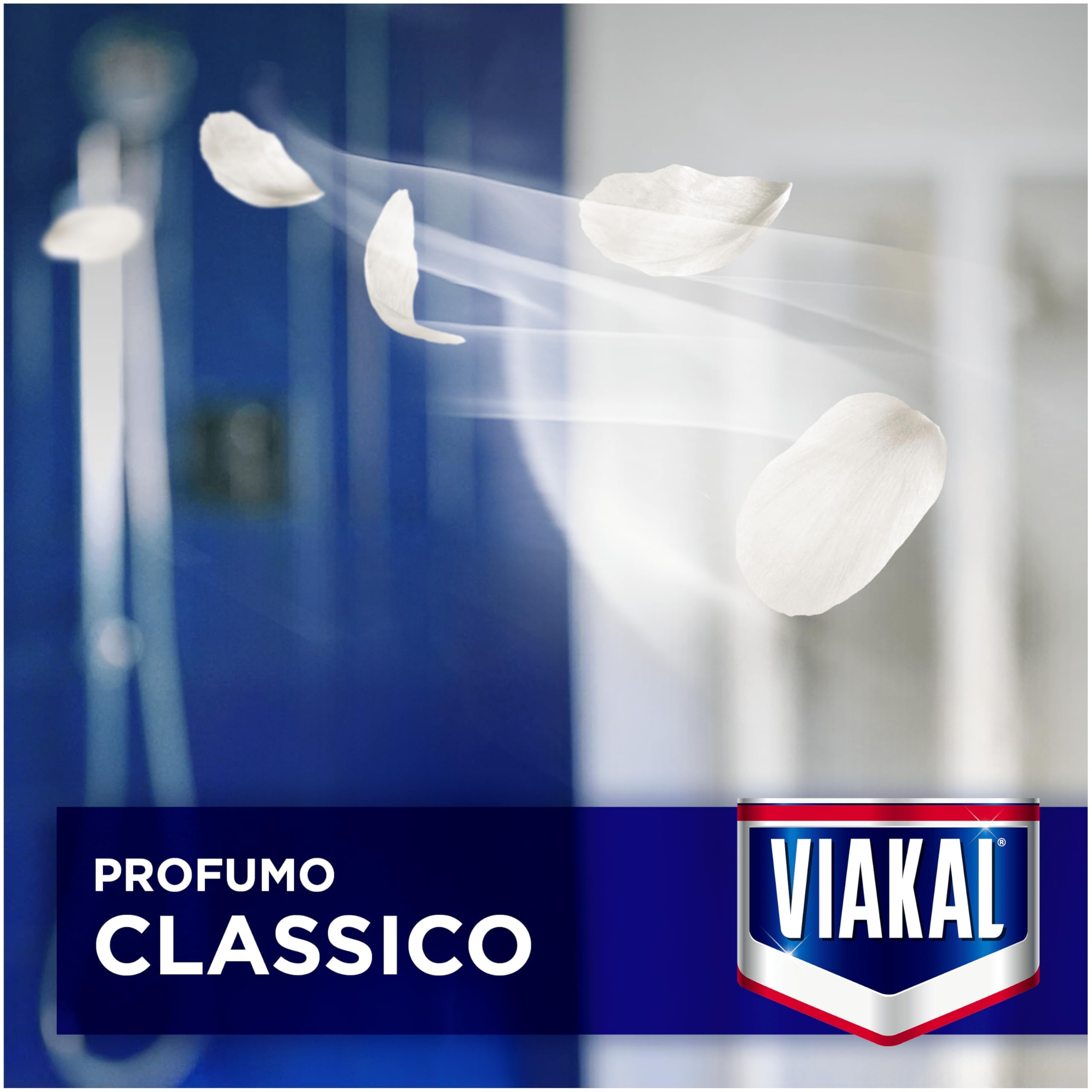 Viakal Classico Spray Per Rimuovere Fino Al 100% Di Calcare Con Tecnologia Anti-gocce, 4x800ml