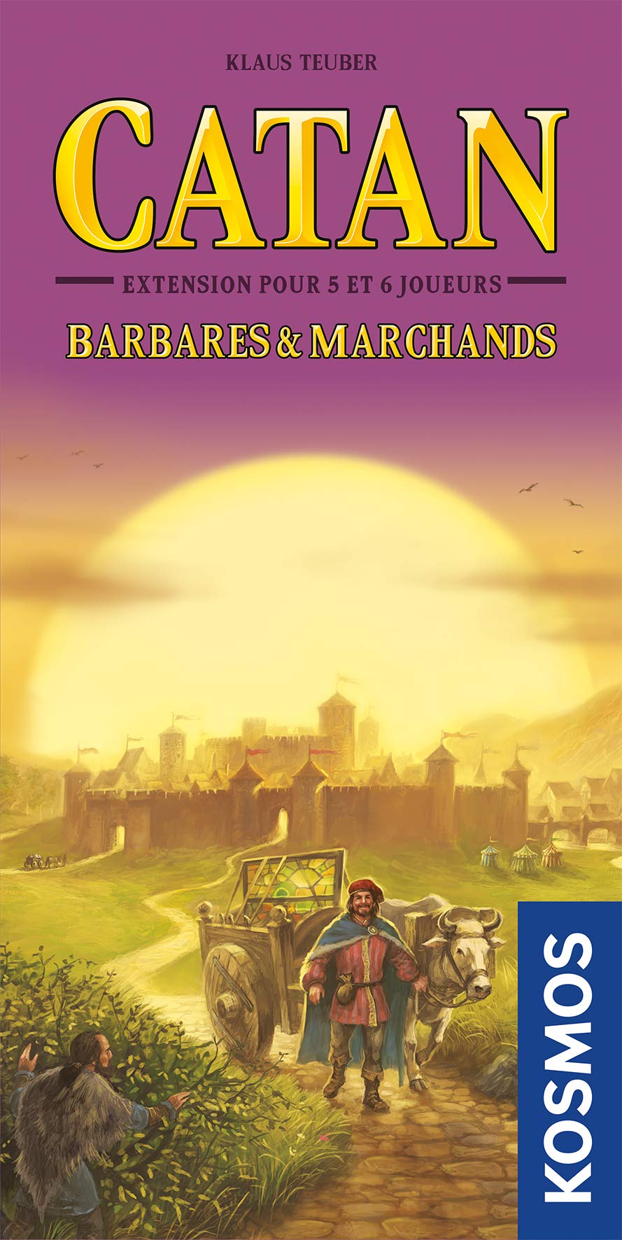 Kosmos | Catan - Extension : Barbares et Marchands 5/6 joueurs | Jeu de société | Jeu de stratégie | A partir de 10 ans | 5 à 6 joueurs | 90 min