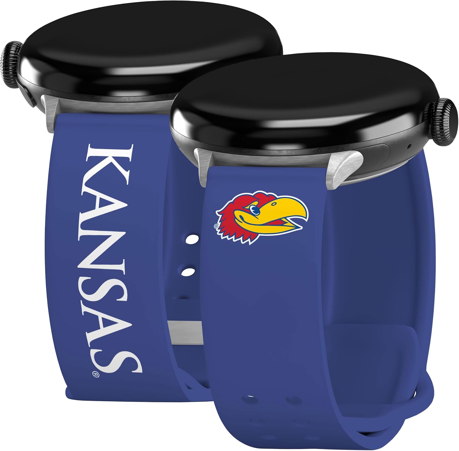 Affinity Bands Kansas Jayhawks HD Watch Band Compatible with Google Pixel Watch