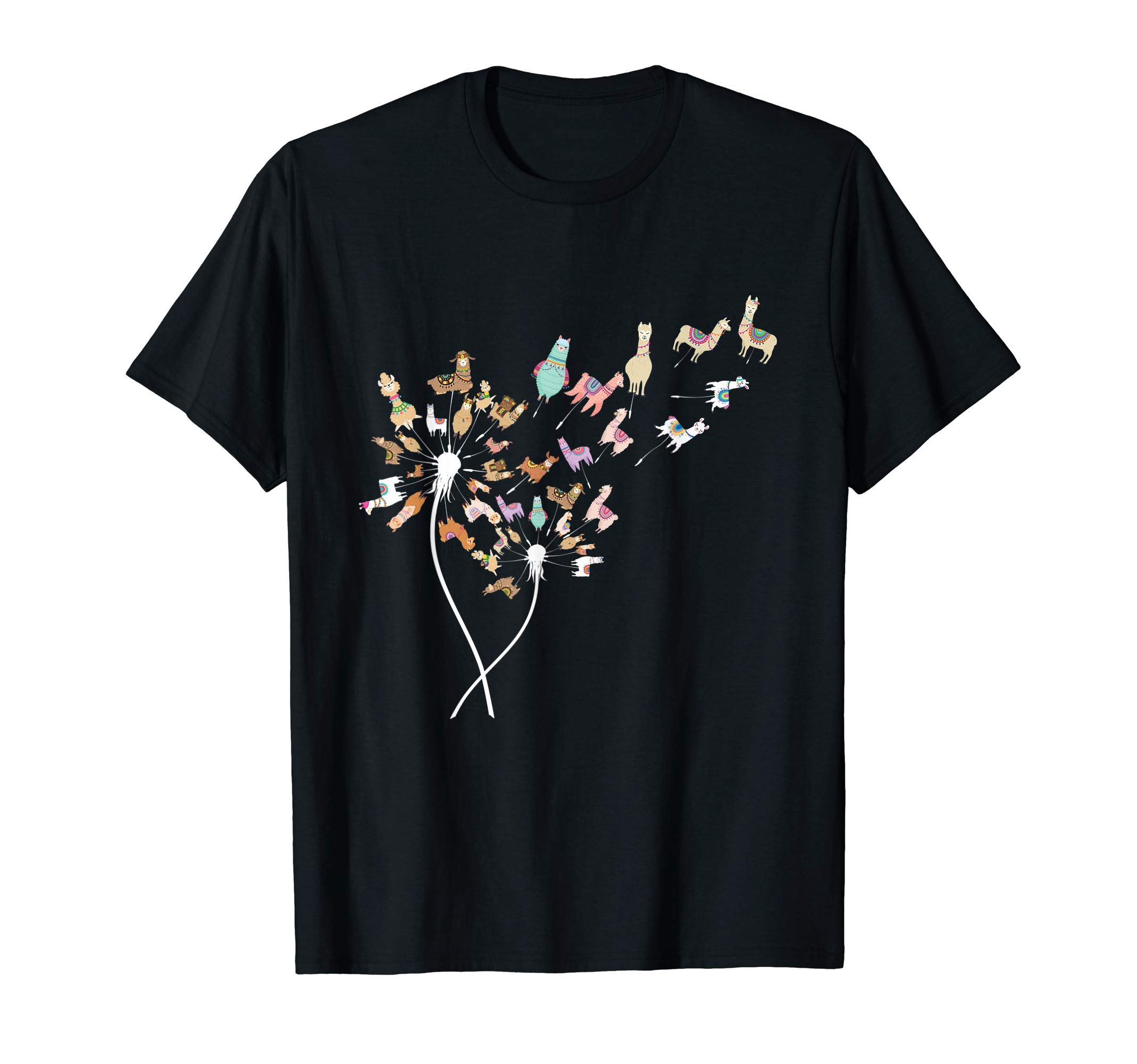 Fun Dande-llama Flower T-Shirt