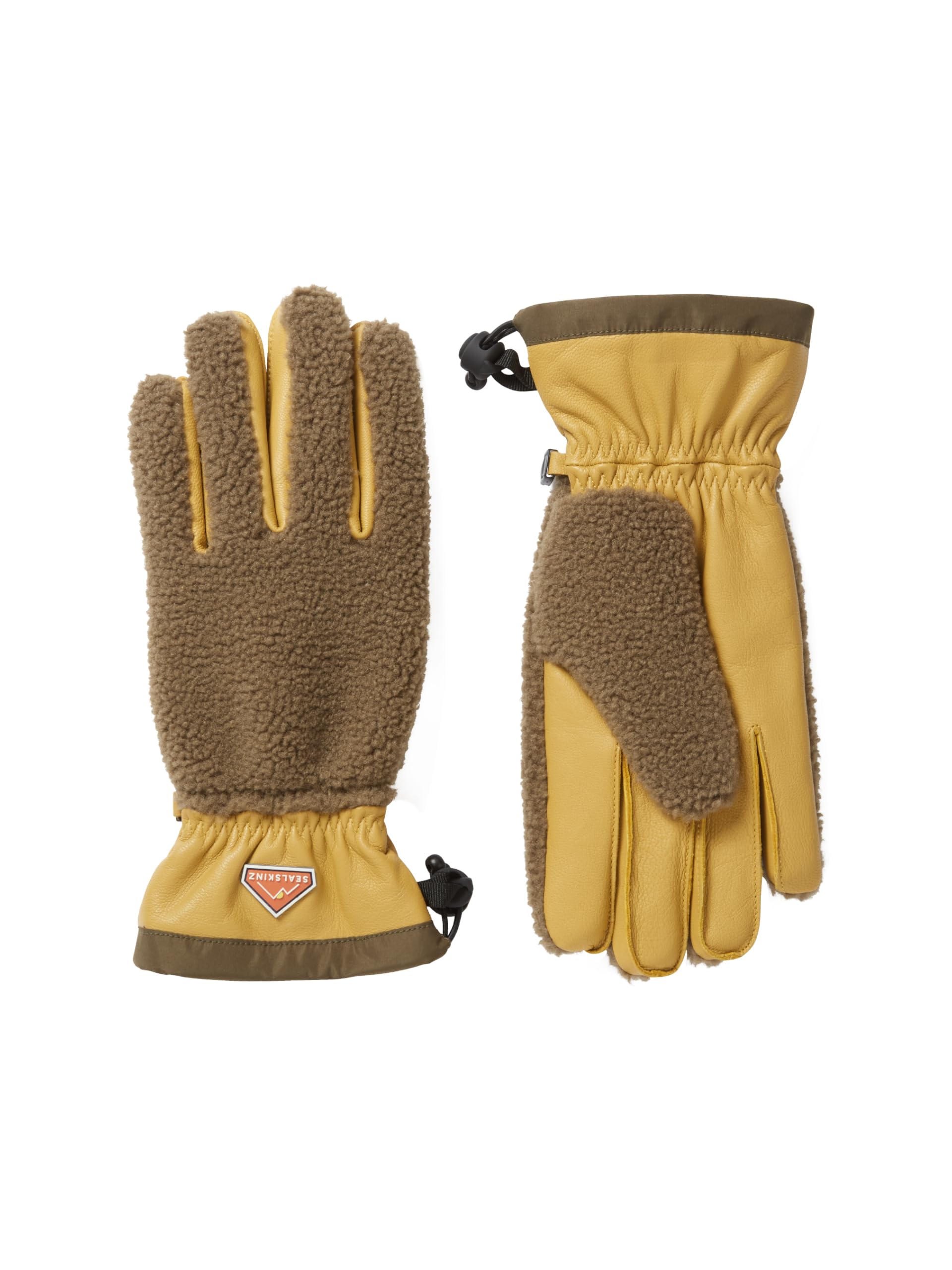 SEALSKINZ | Garvestone | Unisex | Waterproof Sherpa Fleece Hiking Glove | Brown