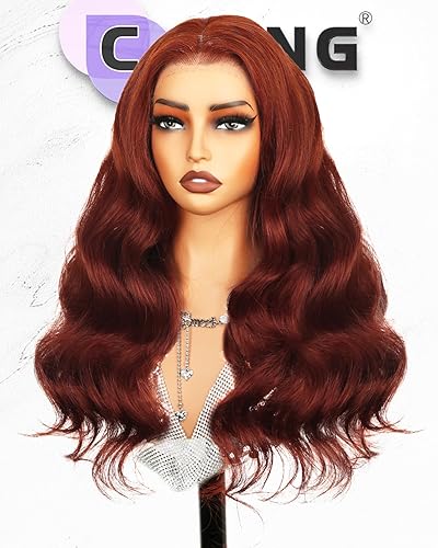 Miniatura 2 de CLong Peluca de cabello humano con encaje frontal degradado con reflejos, 13x4, lacio, 427, rubio miel, peluca de cabello humano prearrancado,