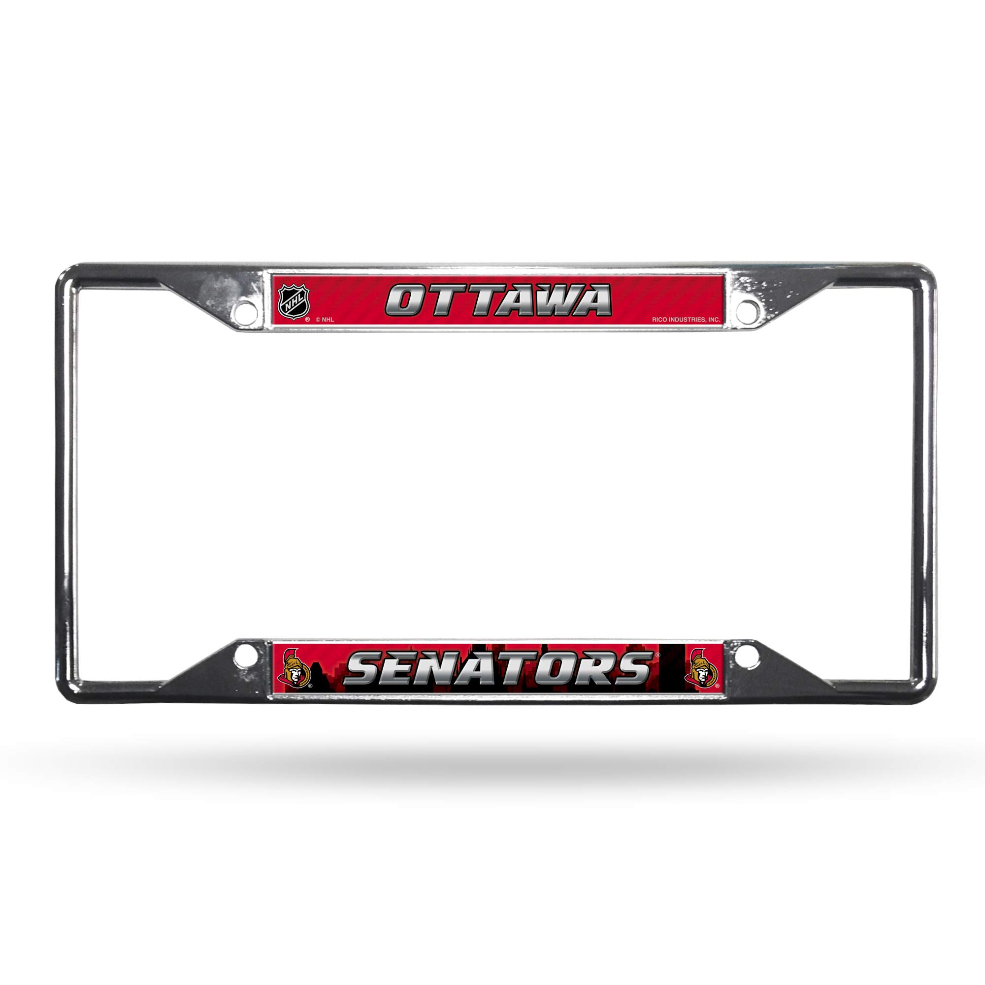 Rico IndustriesNHL Fan Shop Easy View Chrome License Plate Frame