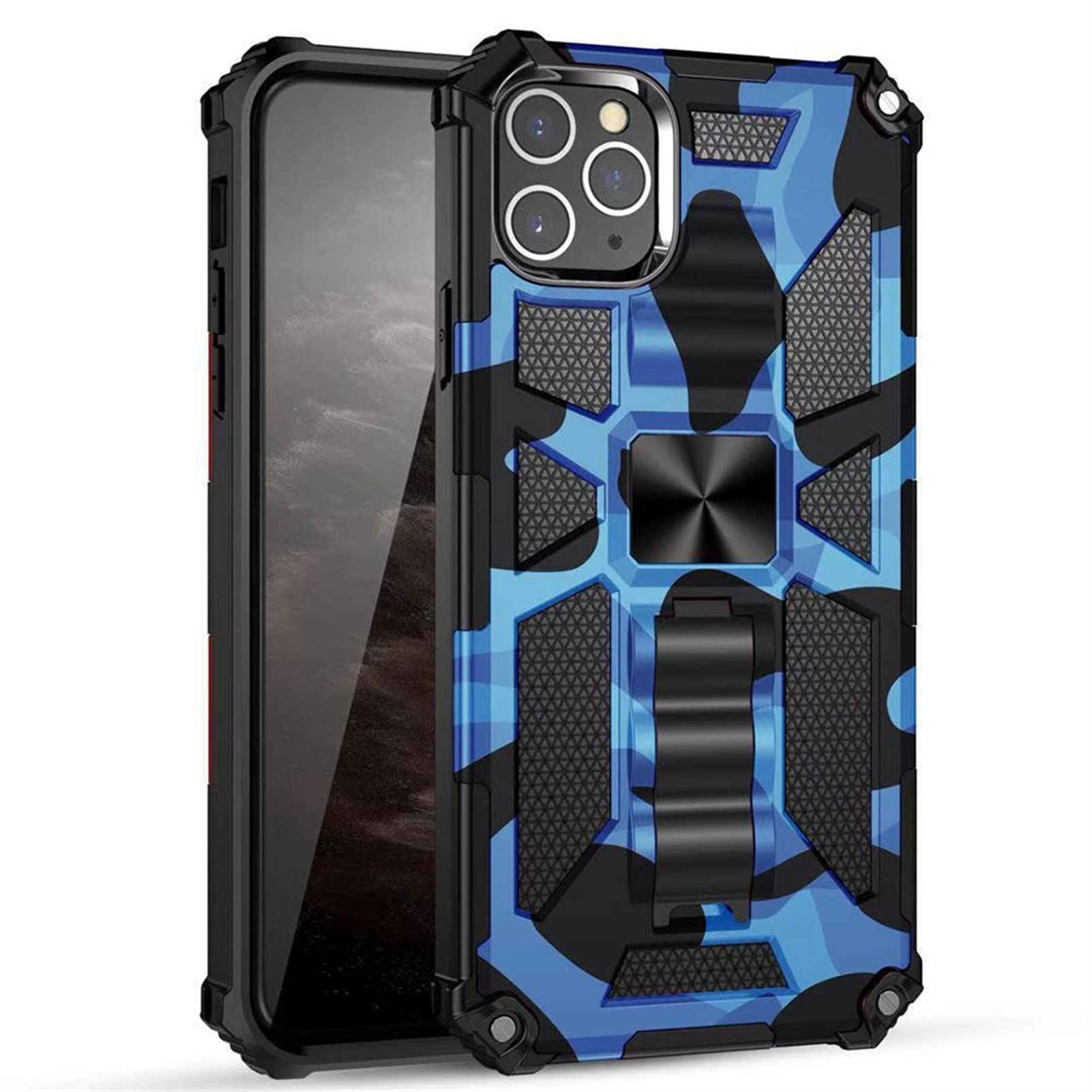 Coque blindée iPhone 8 robuste en silicone rigide avec support voiture - 8