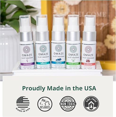 Miniatura 6 de Mist N Go Refresh - Aerosol para inodoro  Eliminador de olores y neutralizador de olores de baño  Aseo y baño huele bien spray  Flor, tamaño de