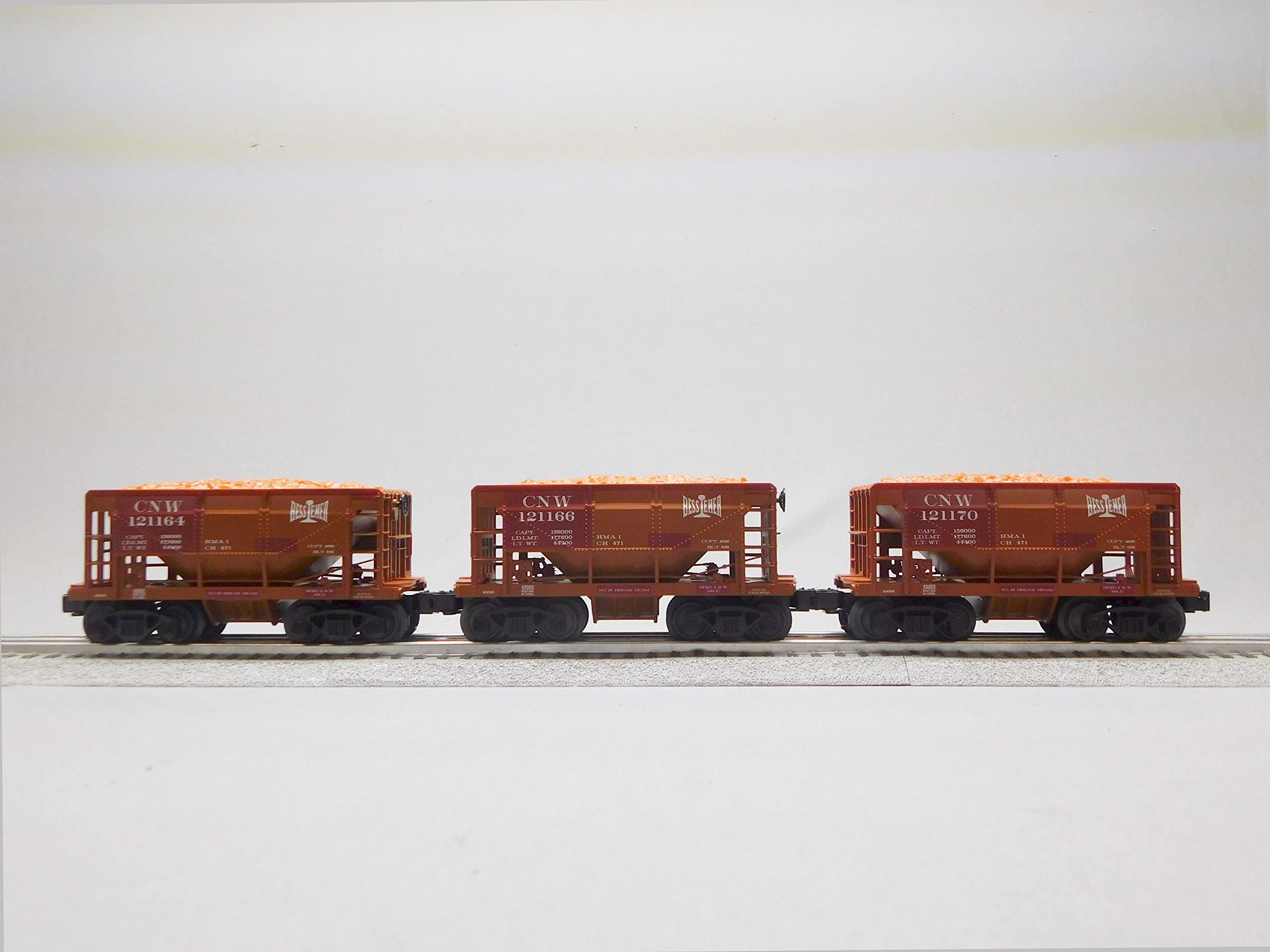Wagon Porte-auto MTH échelle O – Chicago & North Western, 3 Rails, Occasion