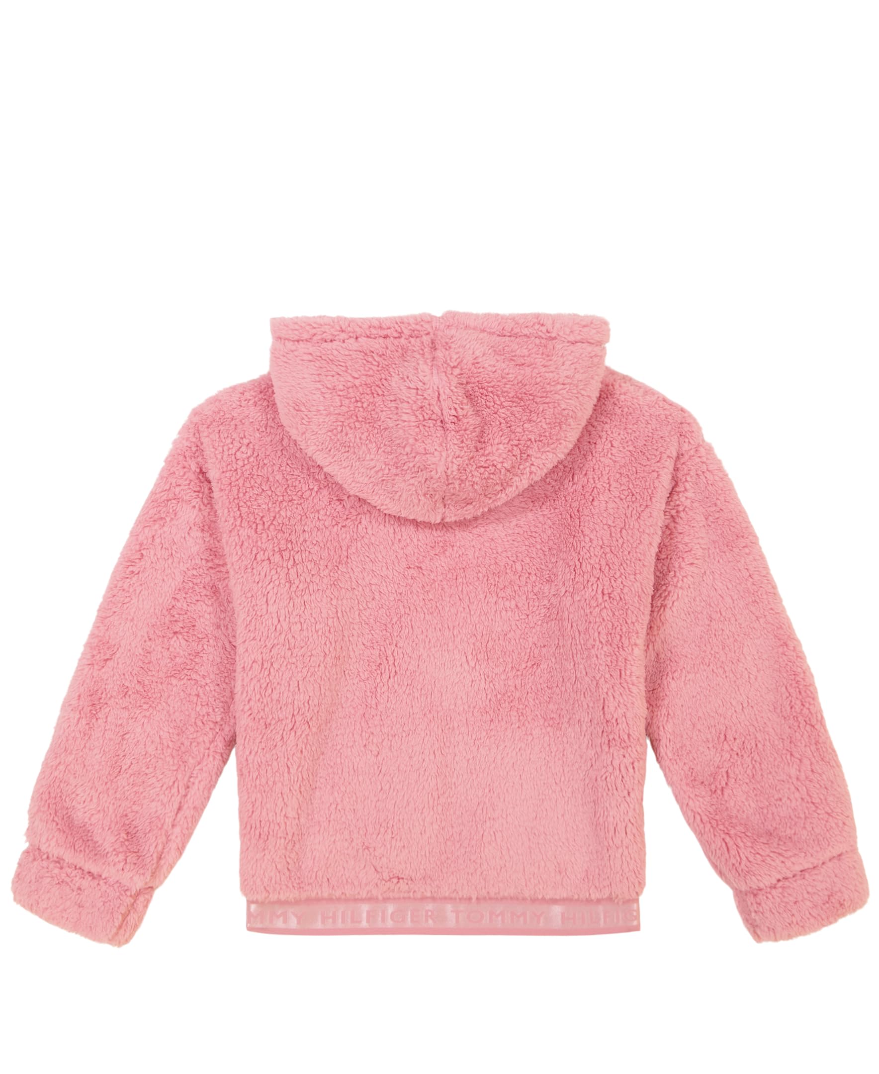 Tommy Hilfiger Mädchen Full-Zip Fleece Hoodie Sweatshirt with Front Pockets Kapuzenpullover