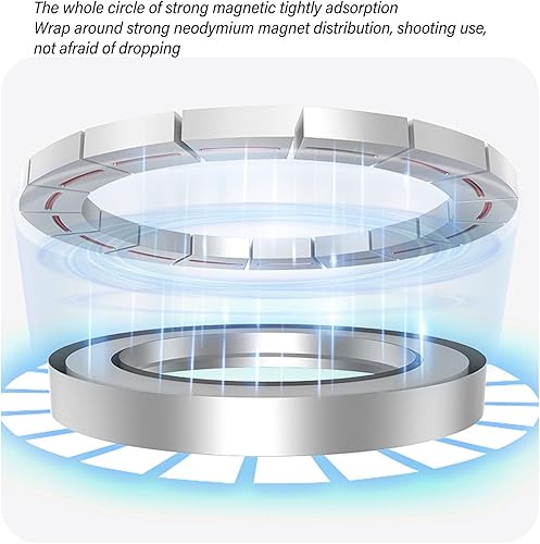 Miniatura 5 de Trípode para selfie, soporte magnético extensible para teléfono, control remoto de rotación flexible, trípode ligero para selfie stick para