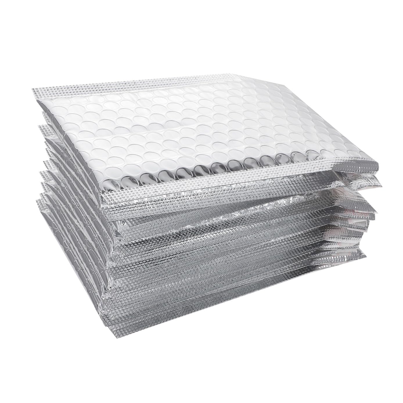 Housoutil 100 Sacchetti Imbottiti Con Pellicola In Alluminio Riutilizzabili Per Spedizione Di Inviti Grandi Buste Postali Imbottite Con Bolle D'Aria