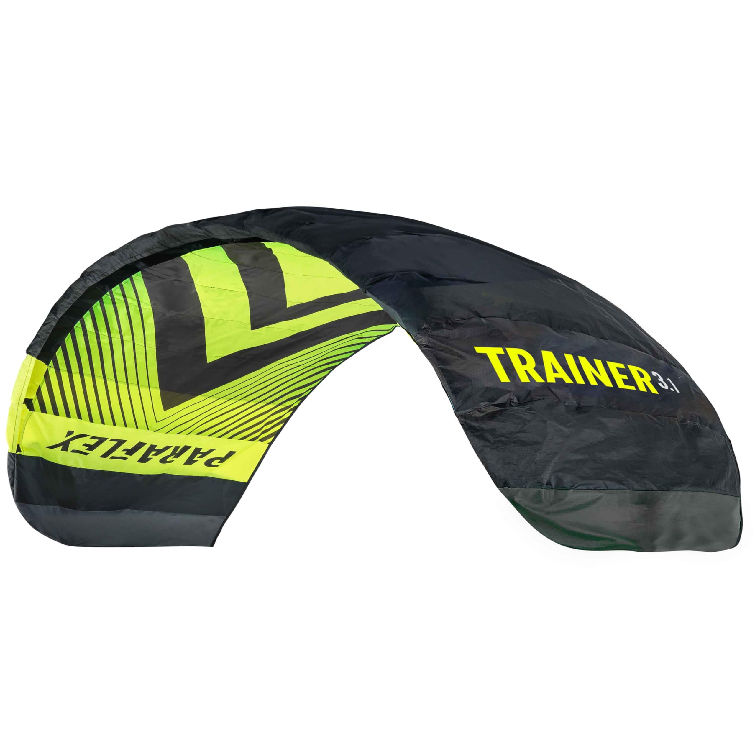 Wolkenstürmer Paraflex Trainer 3.1 - Jaune Fluo - Aaile de Kitesurf - 3 Lignes cerf-Volant en complément Mountain Board - Aile de Traction