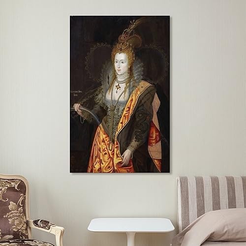 Miniatura 7 de American Art Healy The Peacemakers - Retrato de Isabel I de Inglaterra, pinturas para decoración de pared, lienzo para decoración de pared,