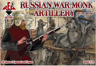 Red Box RB72087Â â€“Â Model Kit Russian War Monk Artillery, 16Â â€“Â 17th Century Grey